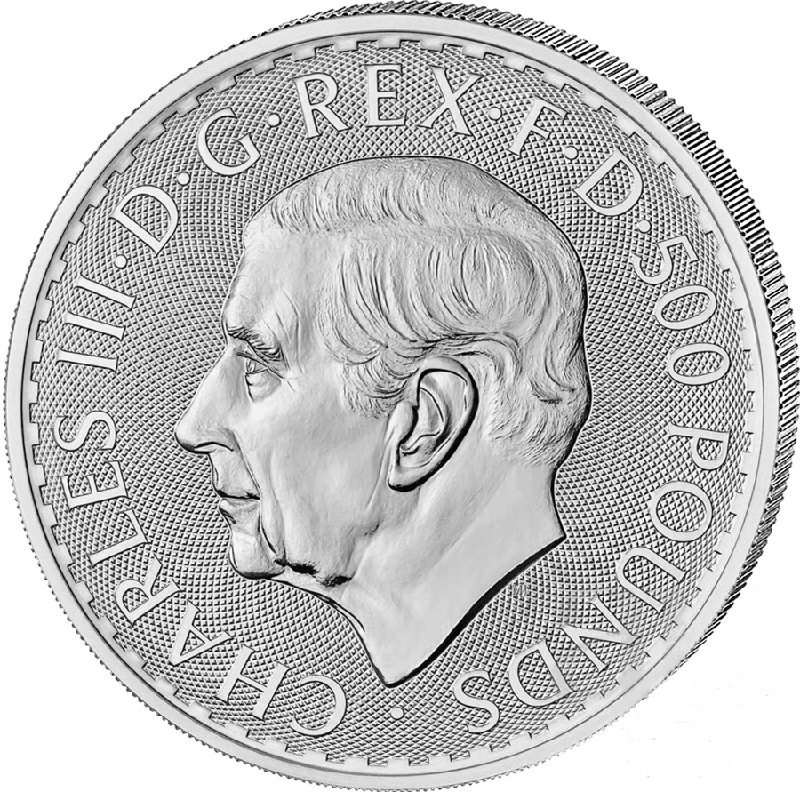 1 kilo of silver · Portrait side