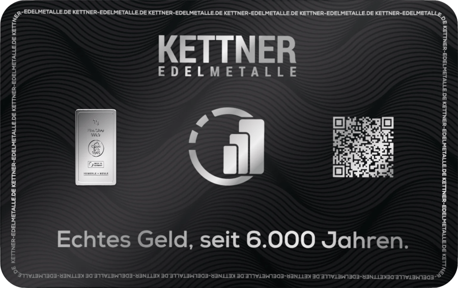 Karte von Kettner Edelmetalle mit demselben Barren