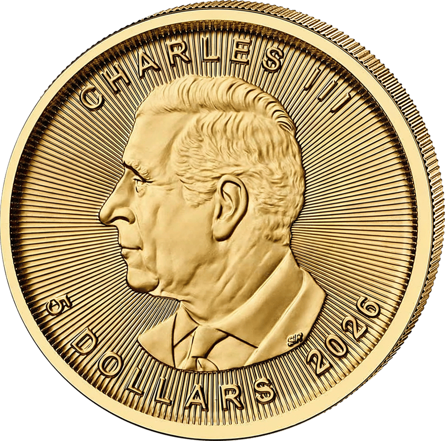1/10 ounce of gold · Portrait side