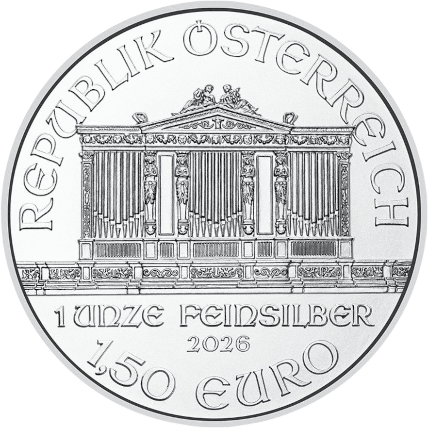 1 ounce of silver · Organ side