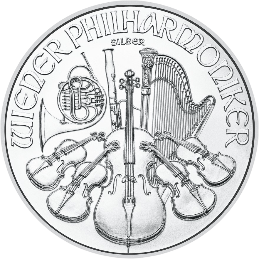 1 ounce of silver · Instrument side