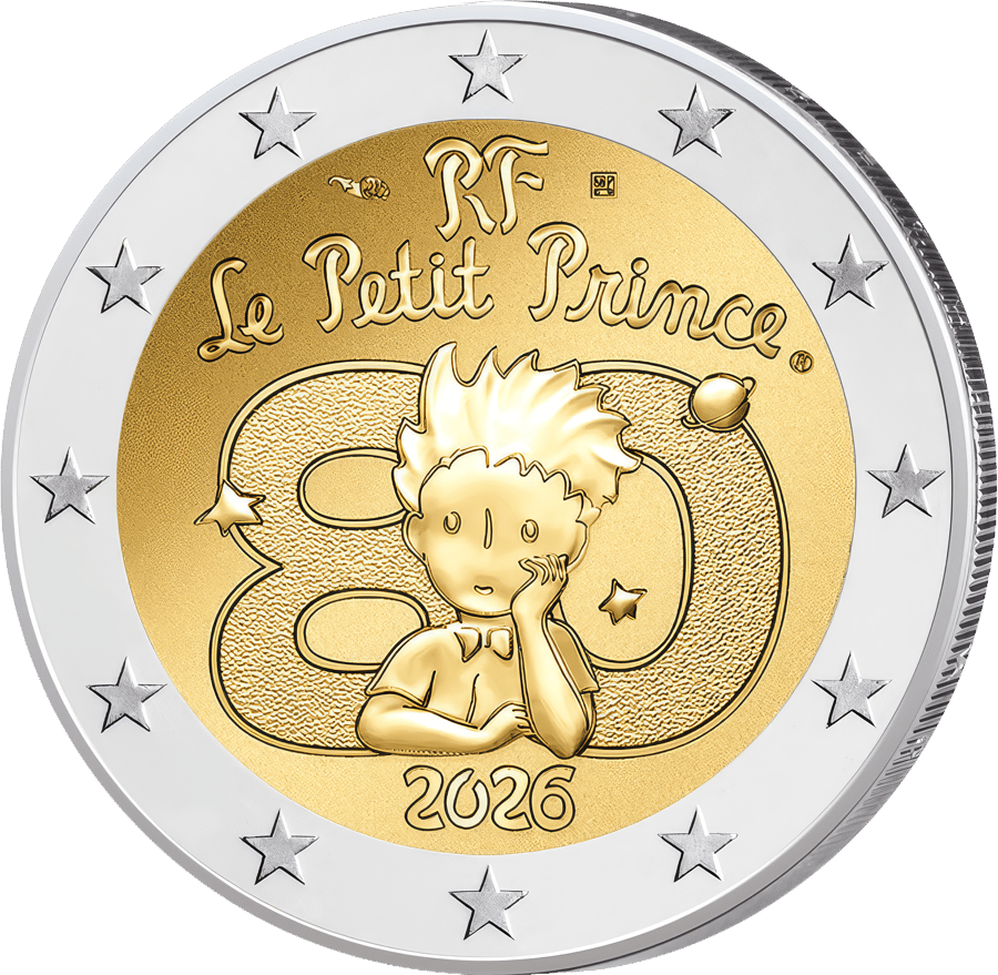 Coincard Buch · Bildseite der Münze
