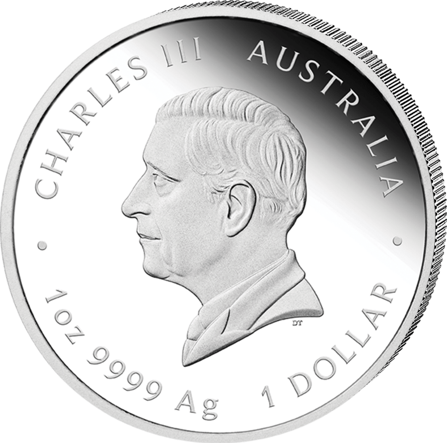 1 ounce silver Goat 2027 proof · Portrait side