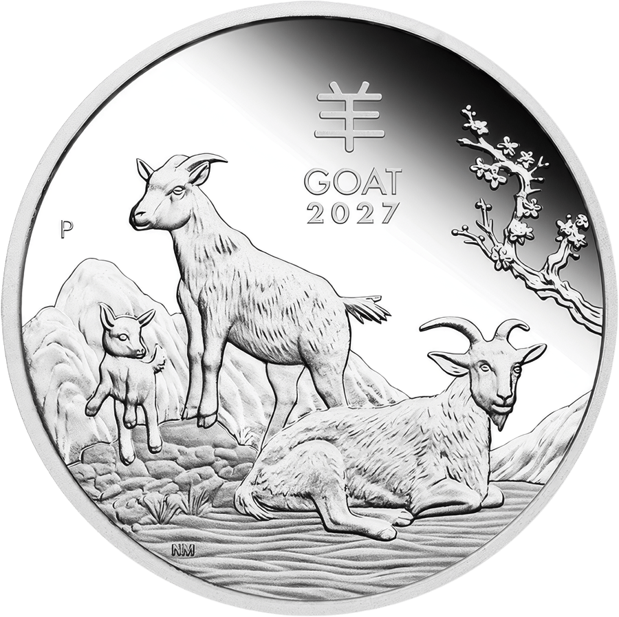 Goat 2027 proof set · Goat side