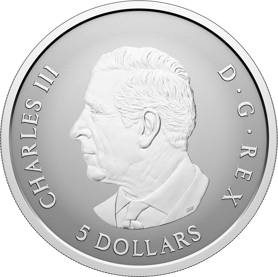 5 silver coins · Portrait side