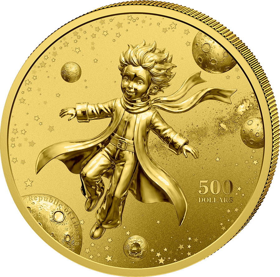 1 ounce of gold, Reverse Proof · Value side