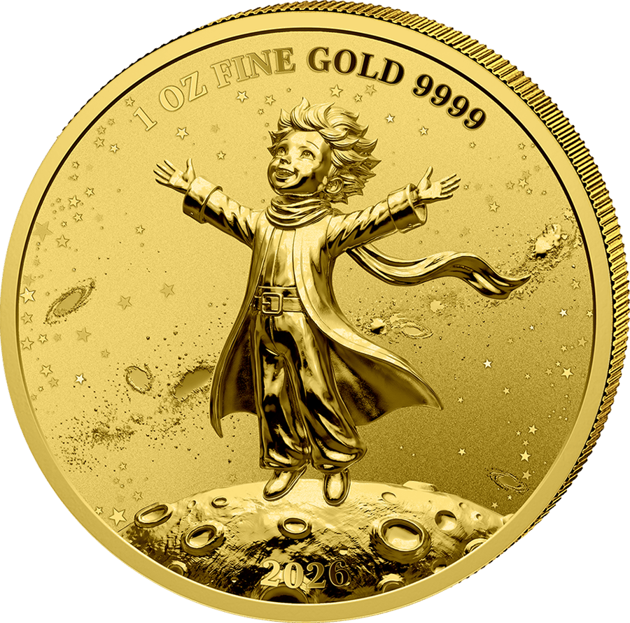 1 ounce of gold, Reverse Proof · Design side