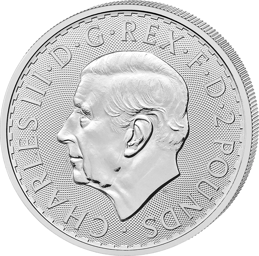 1 onza de plata 2027 · Cara con el retrato