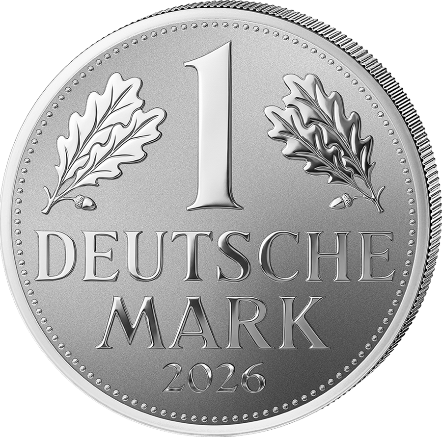 5 ounces of silver with the numeral one · Design side
