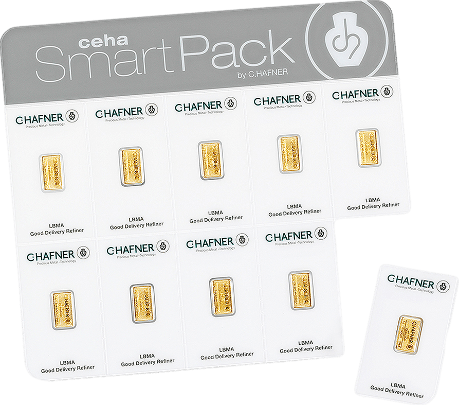 Smart Pack with one small card detached, photo