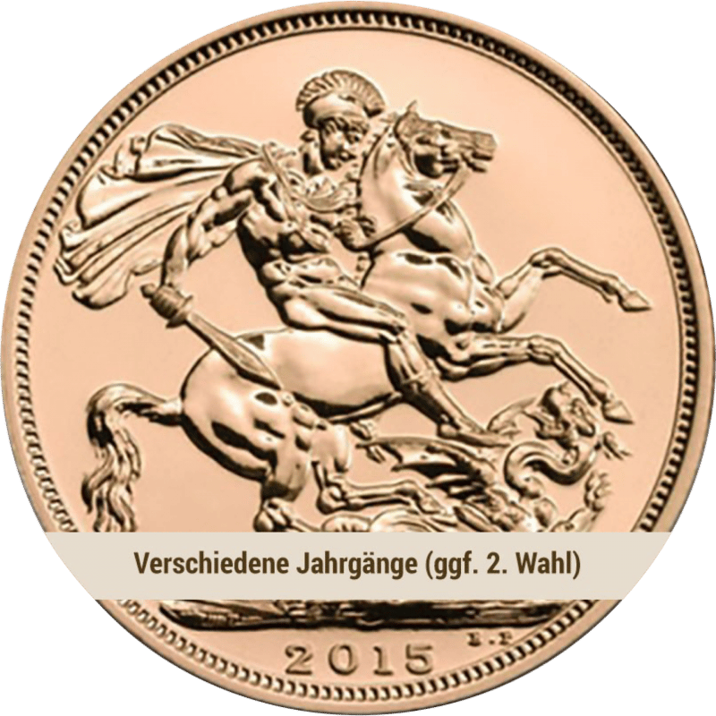 Sovereign, Bildseite eines Jahrgangs