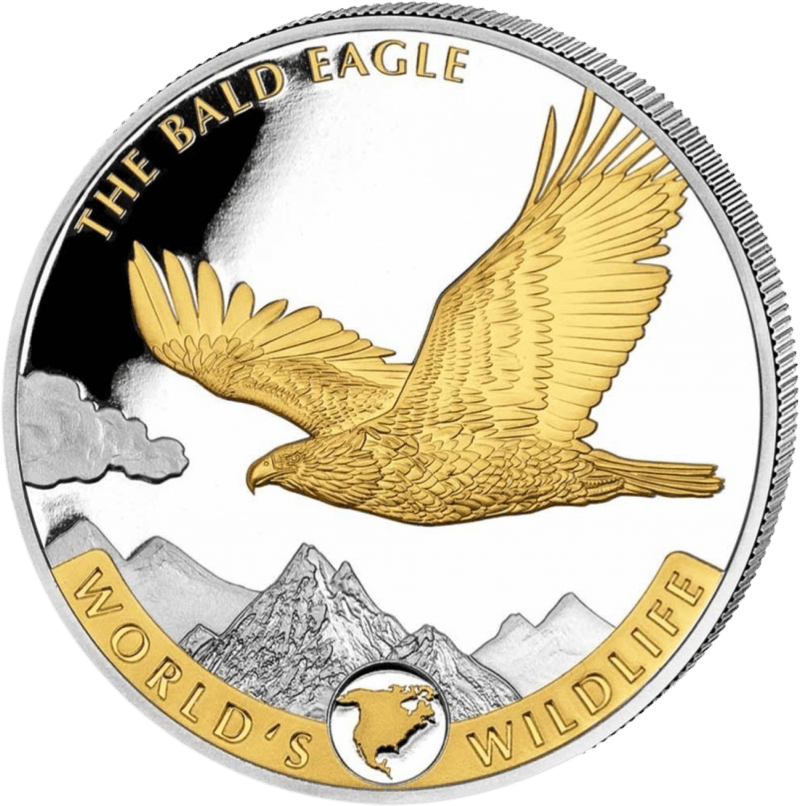 World’s Wildlife 2021, 1 troy ounce zilver, beeldzijde