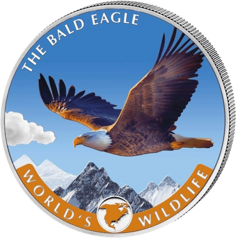 World’s Wildlife 2021, 1 troy ounce zilver, beeldzijde