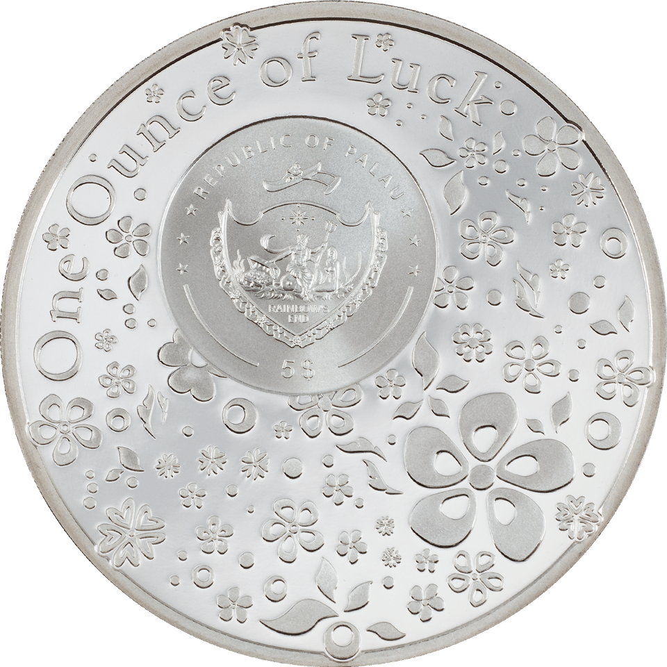 1 Unze Feinsilber, Wertseite