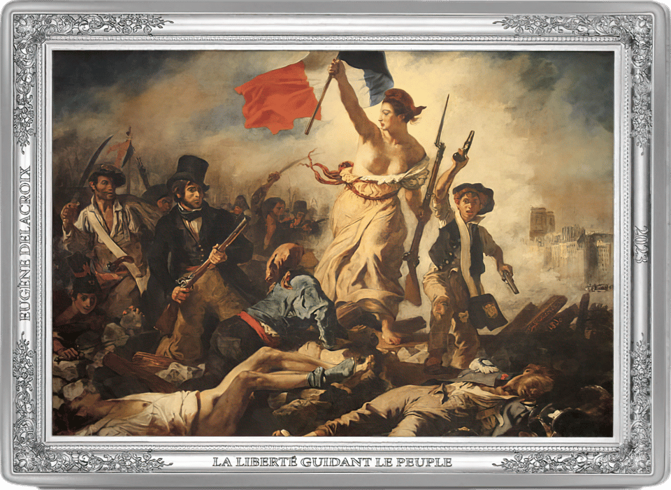 Liberty Leading the People, 500 g fine silver, picture side