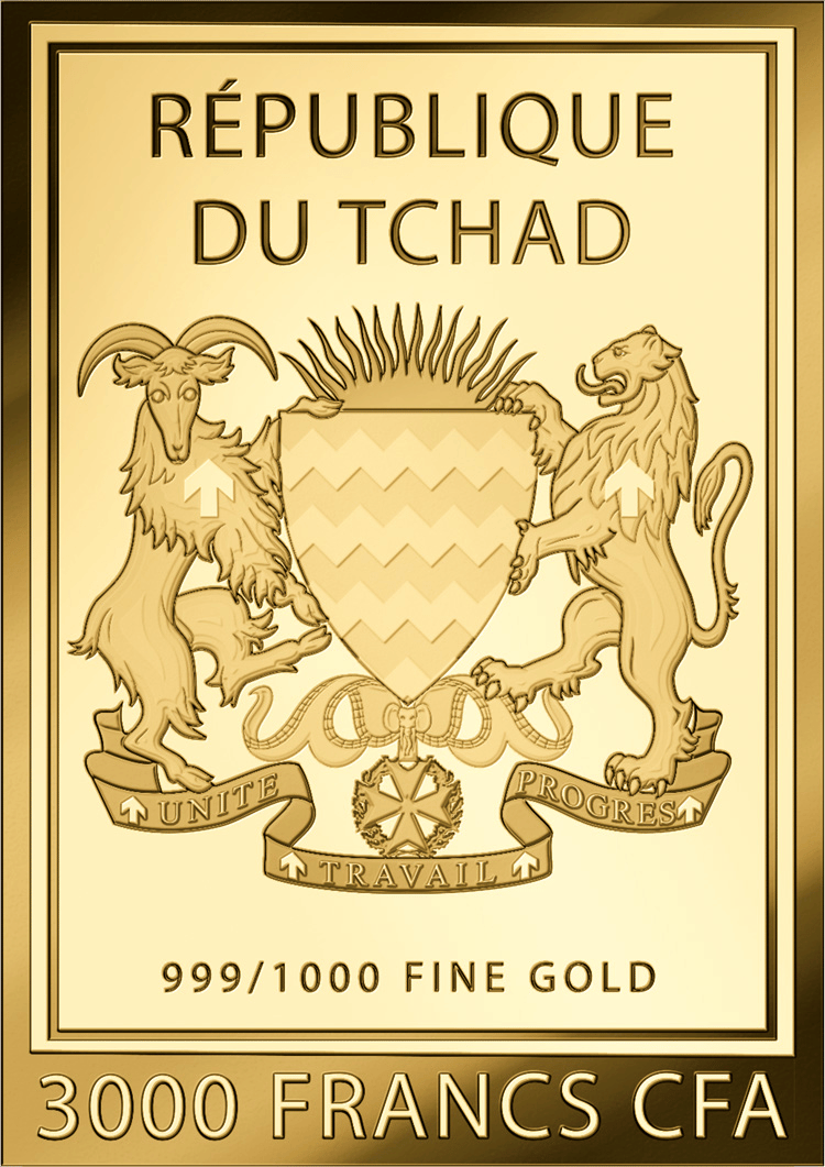 The Night Watch, 1/1,000 ounce fine gold, value side