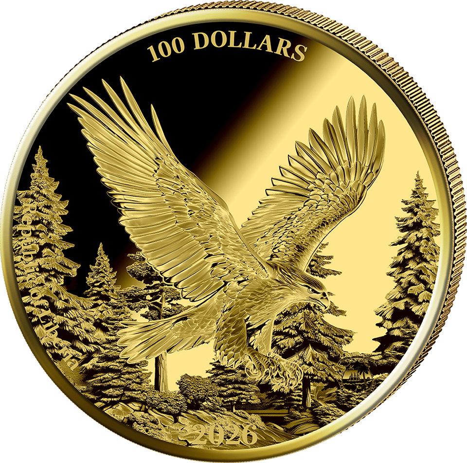 Golden Eagle 2026, 1/4 ounce of fine gold, obverse