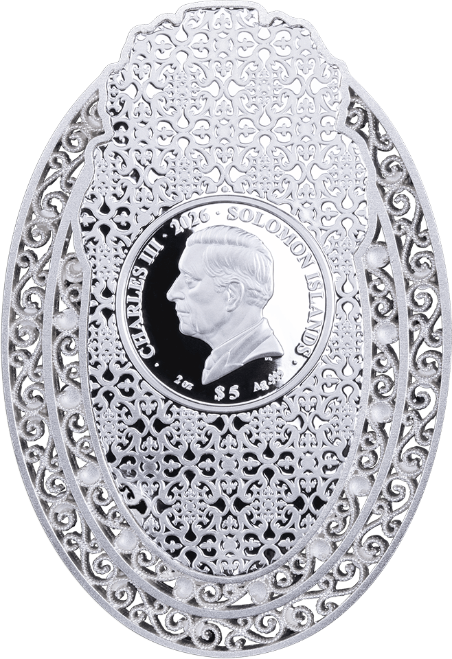 Elizabeth II 2026, 2 troy ounce zilver, waardezijde