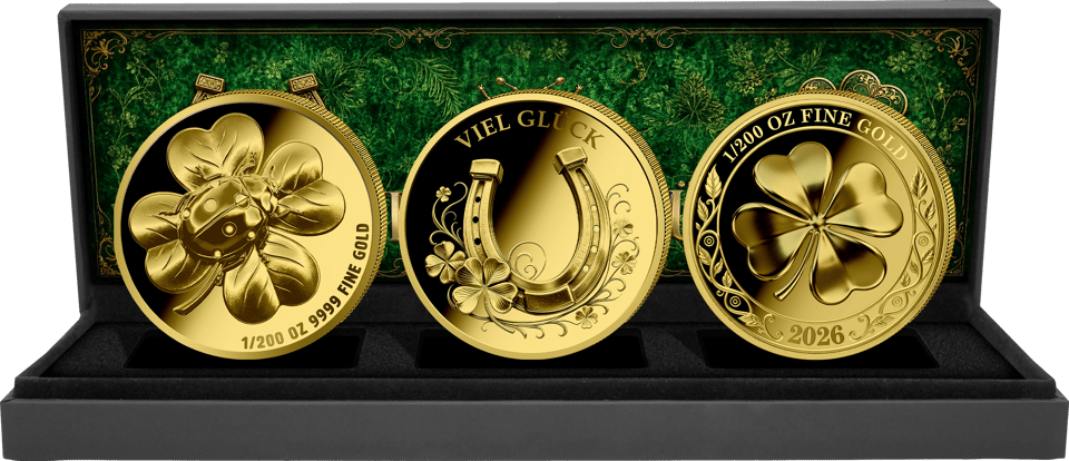 Set de la suerte en oro 2026