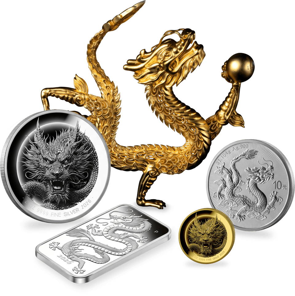 Colección Prestigio Dragón, las cinco piezas
