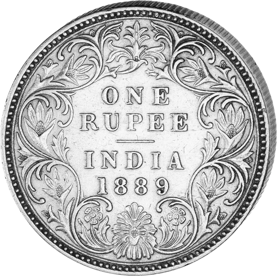 Rupie mit Victoria, Wertseite