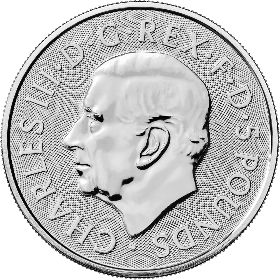 Royal Tudor Beasts 2026, 2 ounces silver, value side