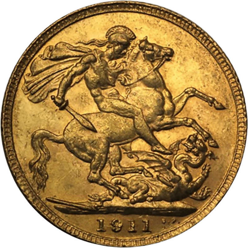 Half Sovereign, Bildseite eines Jahrgangs