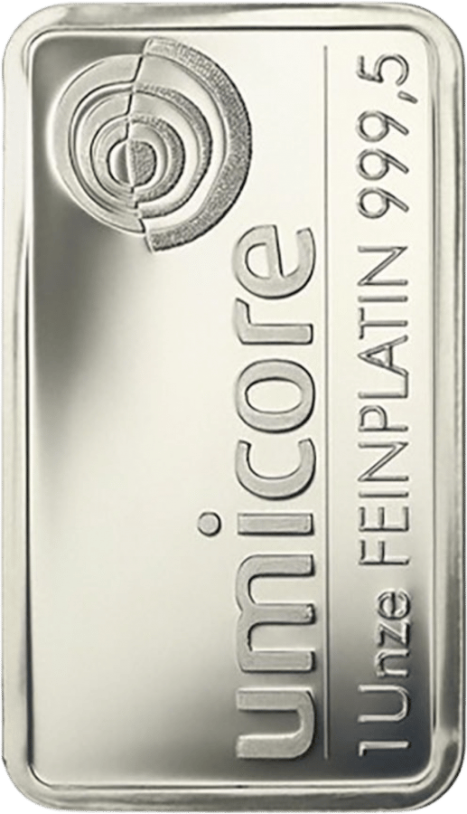 lingote de platino, 1 onza