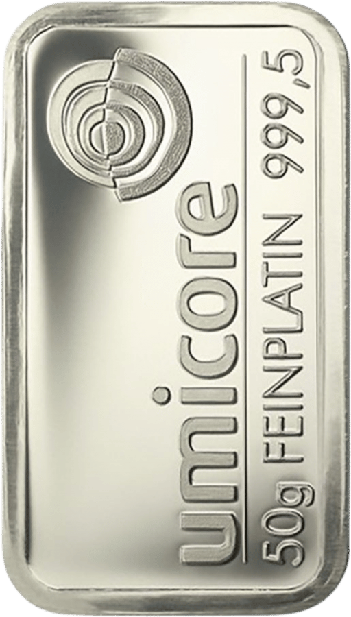 Barren aus Platin, 50 g
