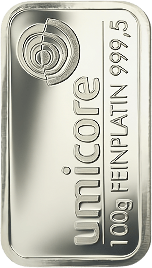 100 g platinum bar