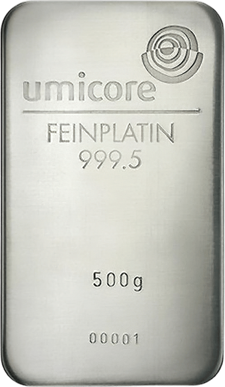 500 g platinum bar