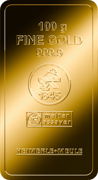 100 g Goldbarren