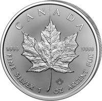 1 Unze Silber Maple Leaf