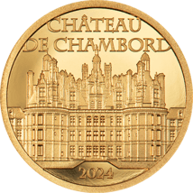 0,5g Gold Château de Chambord 2024 PP (Auflage: 5.000 | Polierte Platte)