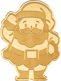 0,5g Gold Santa Claus (Auflage: 15.000)