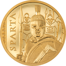 0,5g Gold Sparta 2023 PP (Auflage: 5.000 | Polierte Platte)