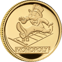 1/40oz Gold 90 Jahre Monopoly 2025 (Auflage: 1.250 | Polierte Platte)