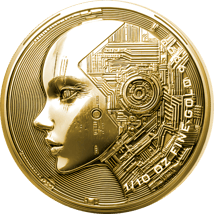 1/10 Unze Gold AI Coin 2025 (Auflage: 3.000 | Prooflike)
