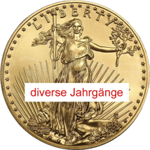 1/10 Unze Gold American Eagle (diverse Jahrgänge)