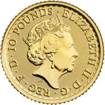 1/10 Unze Gold Britannia 2022