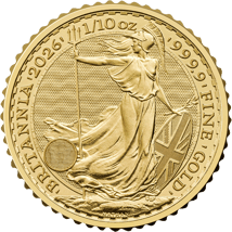 1/10 Unze Gold Britannia 2026