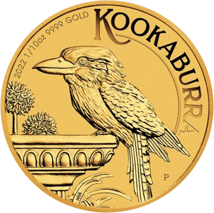 1/10 Unze Gold Kookaburra 2022