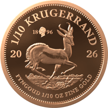 1/10 Unze Gold Krügerrand Kaiser Wilhelm II. Privy Mark 2026 (Auflage: 500 | Polierte Platte)