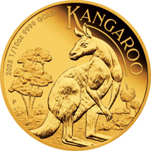 1/10 Unze Gold Känguru 2023 (Auflage: 500 | Polierte Platte)