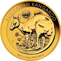 1/10 Unze Gold Känguru Nugget 2021