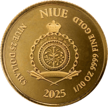 1/10 Unze Gold Lady Justice 2025 (Auflage: 1.000)