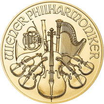 1/10 Unze Gold Philharmoniker 2016