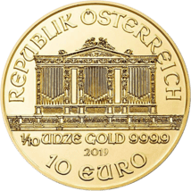 1/10 Unze Gold Philharmoniker 2019