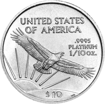 1/10 Unze Platin American Eagle