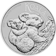 1/10 Unze Platin Australien Koala 2023 (Auflage: 15.000)